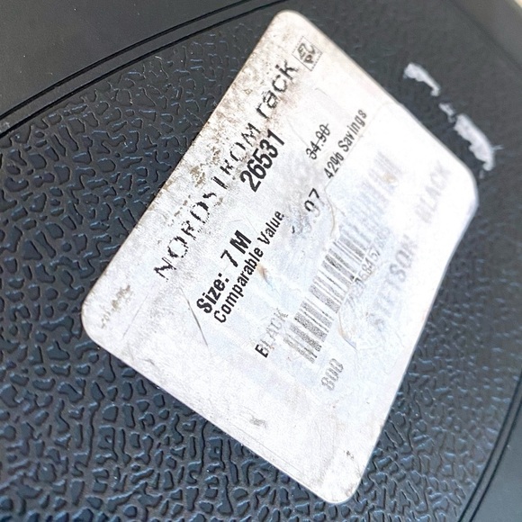 AZALEA WANG Women's Black Stetson Slip On Sandals Size 7 - Picture 5 of 5